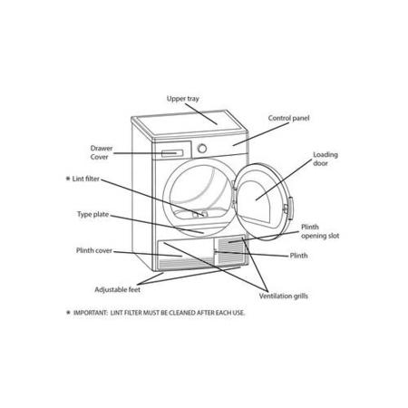 Refurbished Bush TD7CNBCW Freestanding Condenser 7KG Tumble Dryer White