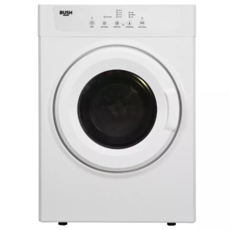 Refurbished Bush TDNBX8HP Freestanding Heat Pump 8KG Tumble Dryer White