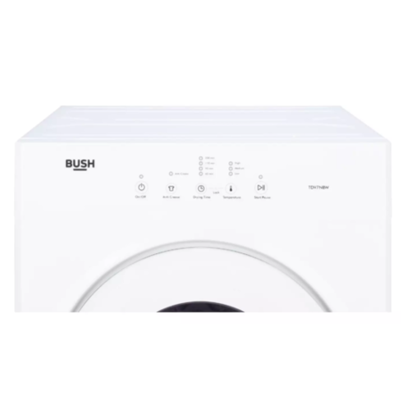 Refurbished Bush TDNBX8HP Freestanding Heat Pump 8KG Tumble Dryer White