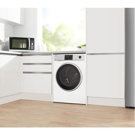 Refurbished Sharp ES-HDB8147W0 Freestanding 8/6KG 1400 Spin Washer Dryer White