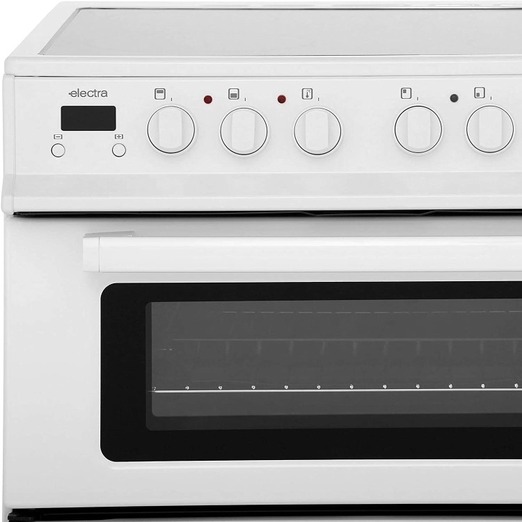 Refurbished Electra TCR60W 60cm Twin Cavity Electric Cooker White