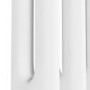 GRADE A2 - Reggio White Vertical Double Column Traditional Radiator 1800x470mm 4399 BTU - Cast Iron Style