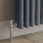 GRADE A2 - Reggio Anthracite Vertical Triple Column Traditional Radiator 1500x470mm 4688 BTU - Cast Iron Style