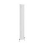 Reggio White Vertical Triple Column Traditional Radiator 1800x290mm 3327 BTU - Cast Iron Style