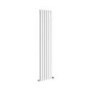 GRADE A2 - Riace White Vertical Flat Designer Radiator 1800x408mm Double Panel 4168 BTU