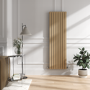 Refurbished Riace Elk brown Vertical Flat Designer Radiator 1800x544mm Double Panel 5557 BTU
