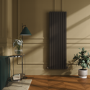 GRADE A2 - Riace Russet Vertical Flat Designer Radiator 1800x544mm Double Panel 5557 BTU