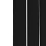 Refurbished Riace Midnight Black Vertical Flat Designer Radiator 1600x680mm Single Panel 4071 BTU