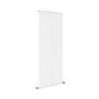 GRADE A2 - Riace White Vertical Flat Designer Radiator 1600x680mm Single Panel 4071 BTU