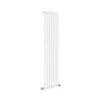 GRADE A2 - Riace White Vertical Flat Designer Radiator 1600x408mm Single Panel 2442 BTU