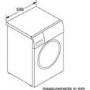 Bosch Serie 8 WAWH8660GB 9kg 1400rpm Freestanding Washing Machine with i-Dos - White
