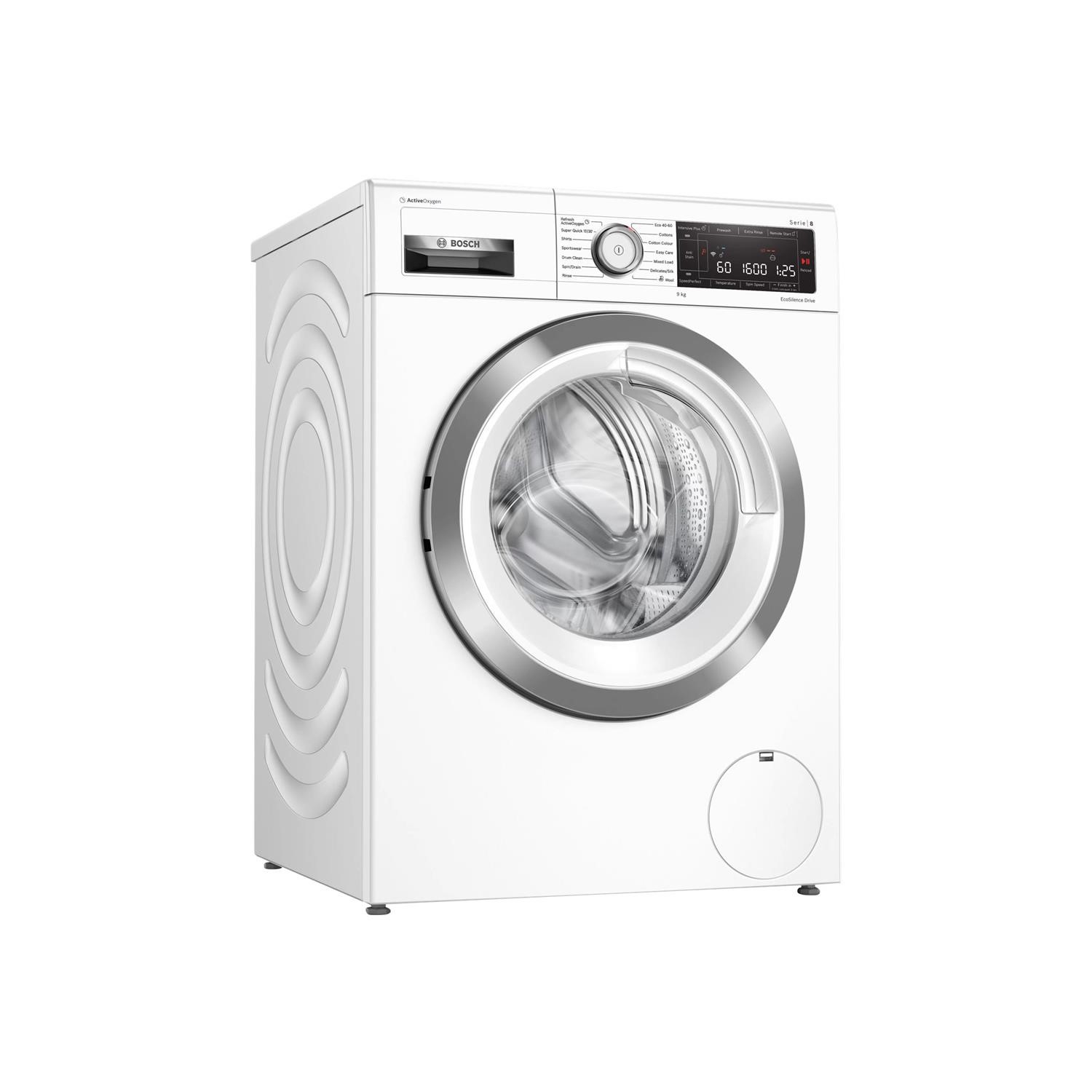 Refurbished Bosch WAX32LH9GB Freestanding 9KG 1600 Spin Washing Machine White