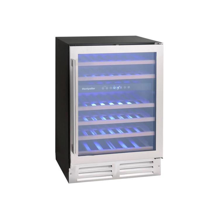 Refurbished Montpellier WC46X Freestanding Dual Zone 46 Bottle Wine Cooler