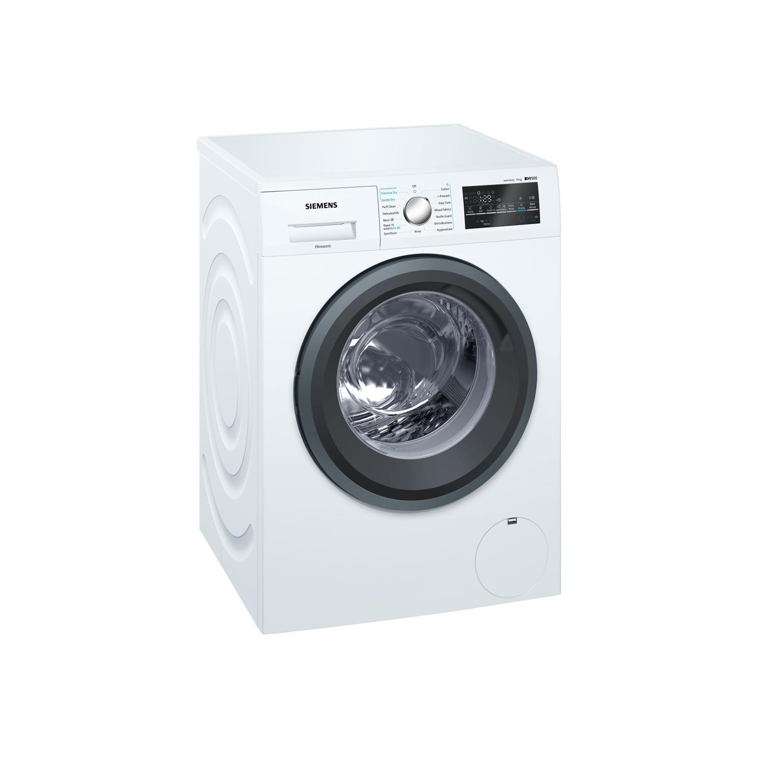 Refurbished Siemens WD15G422GB Freestanding 7/4KG 1500 Spin Washer Dryer White