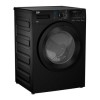 Refurbished Beko WDEX8540430B Freestanding 8/5KG 1400 Spin Washer Dryer Black