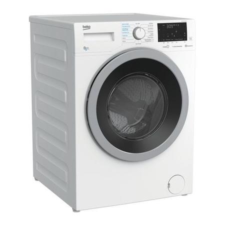Refurbished Beko WDEX8540430W Smart Freestanding 8/5KG 1400 Spin Washer Dryer White
