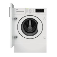 Refurbished Beko RecycledTub WDIK854421F Integrated 8/5KG 1400 Spin Washer Dryer White