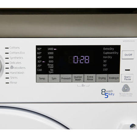 Refurbished Beko Pro WDIX8543100 Integrated 8/5KG 1400 Spin Washer Dryer White