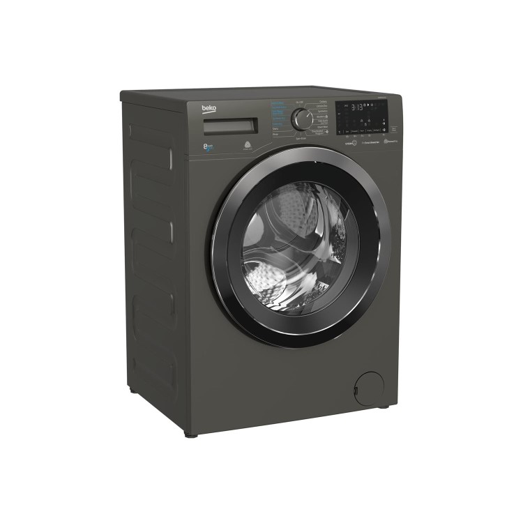 Refurbished Beko WDR8540141G Smart Freestanding 8/5KG 1400 Spin Washer Dryer Graphite
