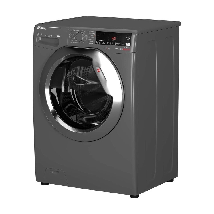 Refurbished Hoover WDWOAD4106AHCG Smart Freestanding 10/6KG 1400 Spin Washer Dryer Graphite