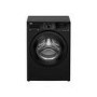Refurbished Beko Pro WDX850130B Freestanding 8/5KG 1400 Spin Washer Dryer Black