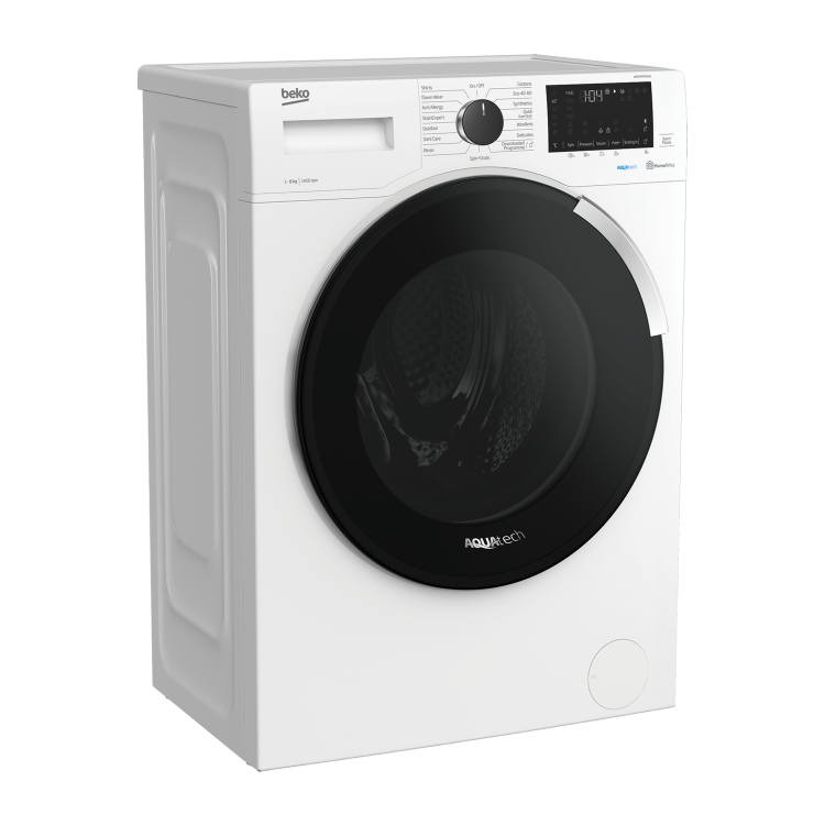 Refurbished Beko WEC84P64E2W 8KG 1400 Spin Freestanding Washing Machine White