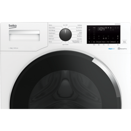 Refurbished Beko WEC84P64E2W 8KG 1400 Spin Freestanding Washing Machine White