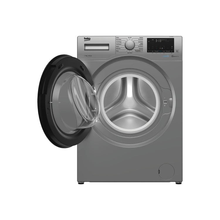 Refurbished Beko WEX740430S Freestanding 7KG 1400 Spin Washing Machine Silver