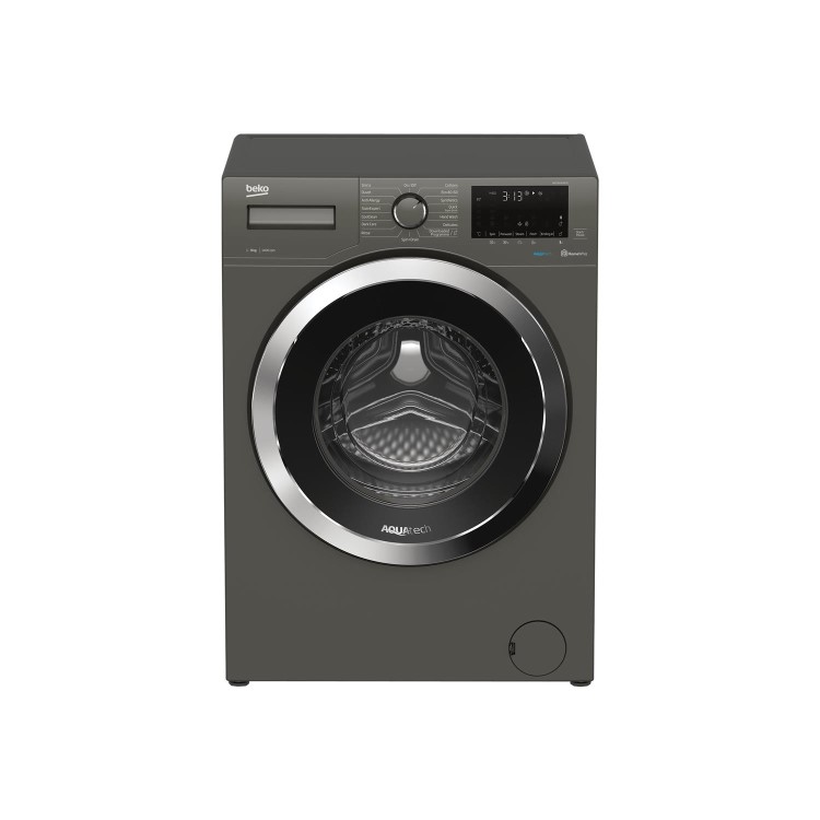 Refurbished Beko Aquatech WEX94064E0G Freestanding 9KG 1400 Spin Washing Machine