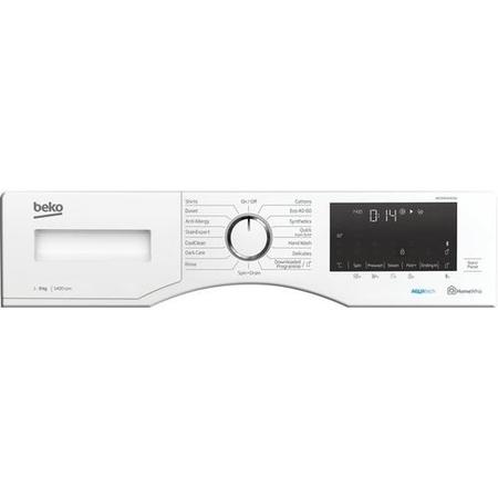 Refurbished BEKO Aquatech WEX94064E0W Bluetooth 9KG 1400 Spin Washing Machine - White