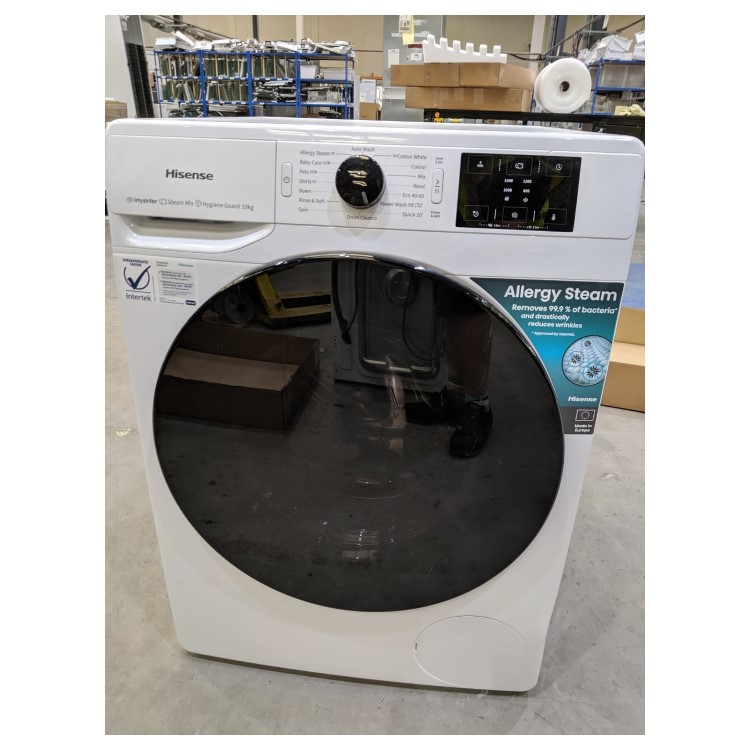 Refurbished Hisense WFGE101649VM Freestanding 10KG 1600 Spin Washing Machine
