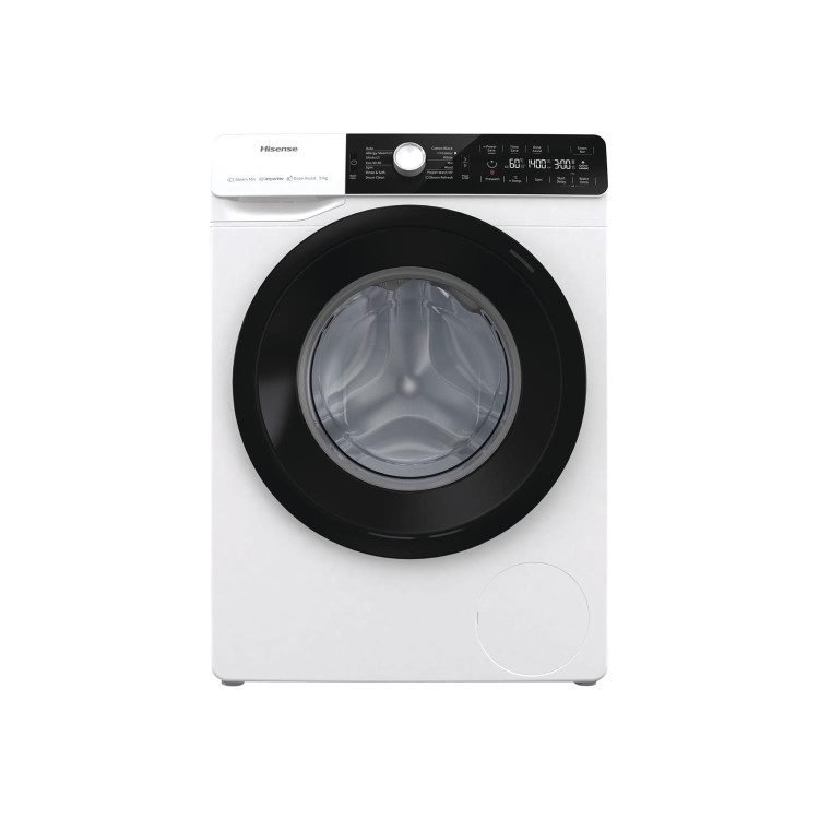 Refurbished Hisense WFGE90141VM Freestanding 9KG 1400 Spin Washing Machine White