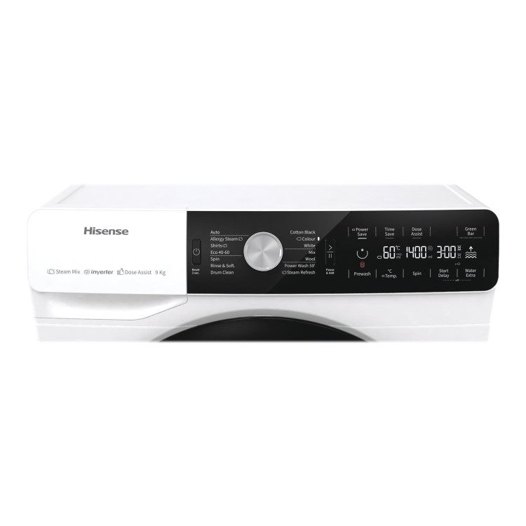 Refurbished Hisense WFGE90141VM Freestanding 9KG 1400 Spin Washing Machine White