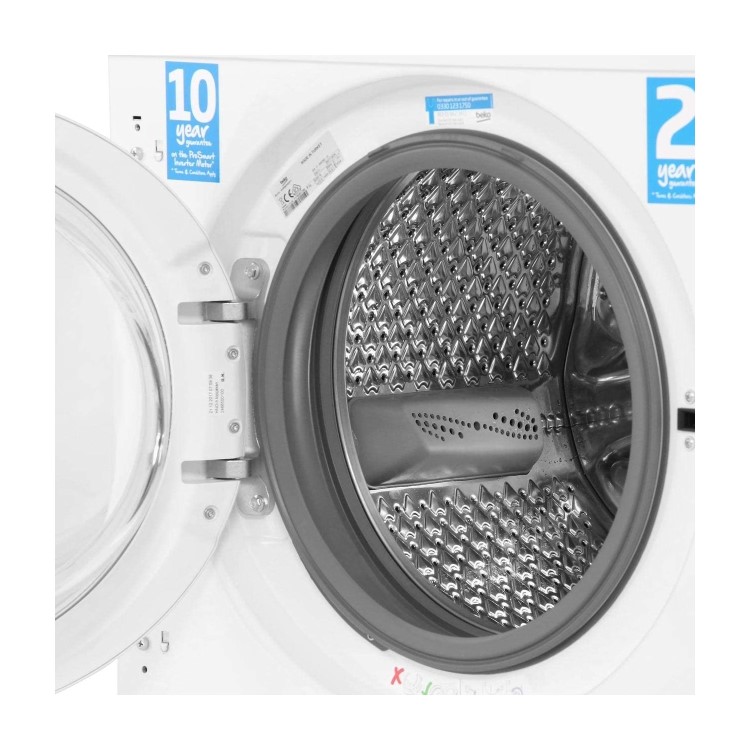 Refurbished Beko WIR86540F1 Integrated 8KG 1600 Spin Washing Machine