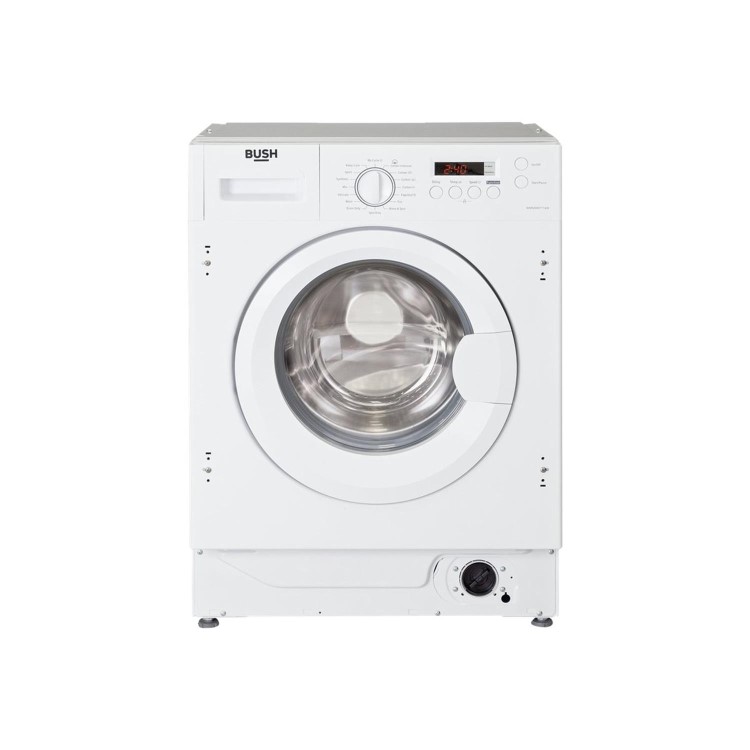 Refurbished Bush WMNSINT714W Integrated 7KG 1400 Washing Machine - White