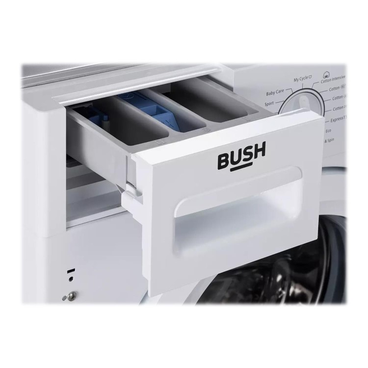 Refurbished Bush WMNSINT714W Integrated 7KG 1400 Washing Machine - White