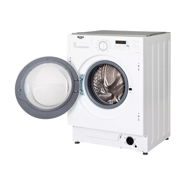 Refurbished Bush WMNSINT714W Integrated 7KG 1400 Washing Machine - White