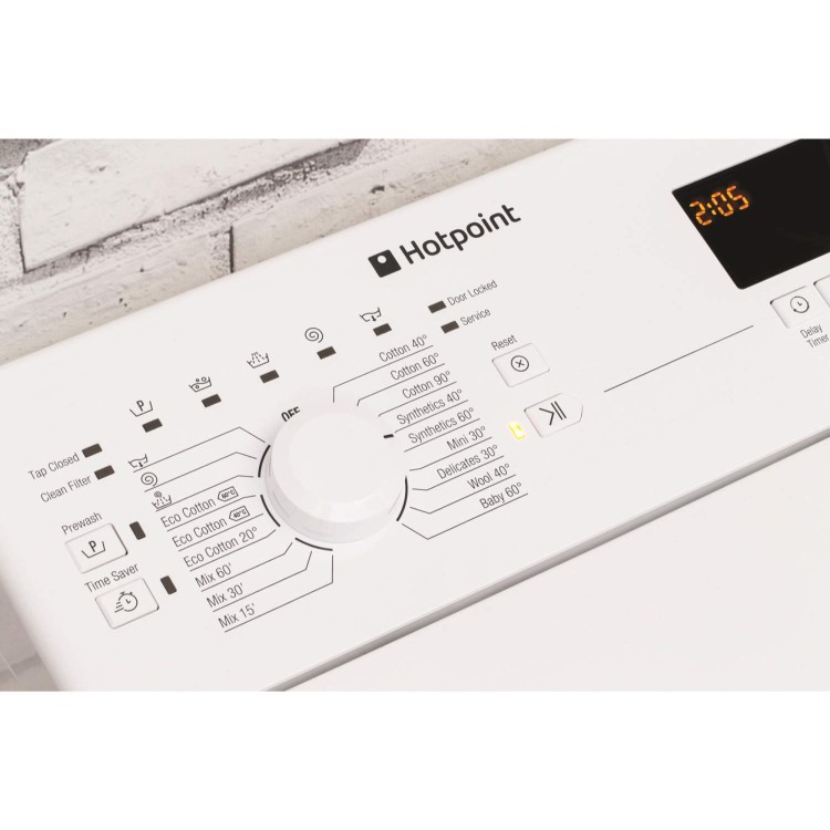 Refurbished Hotpoint WMTF722UUKN 7KG 1200 Spin Freestanding Washing Machine White