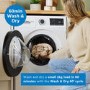 GRADE A2 - Bosch Series 6 10.5kg Wash 6kg Dry 1400rpm Washer Dryer  - Quiet, Energy Saving -  White