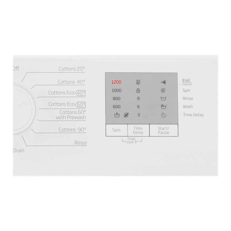 Refurbished Beko WTG620M1W Freestanding 6KG 1200 Spin Washing  Machine White