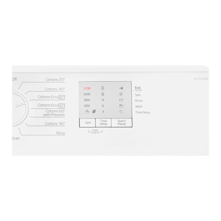 Refurbished Beko WTG720M1W Freestanding 7KG 1200 Spin Washing Machine