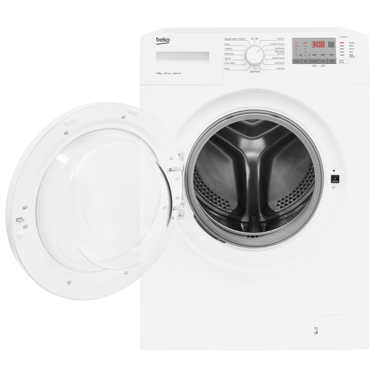 Refurbished Beko WTG821B2W Freestanding 8KG 1200 Spin Washing Machine White