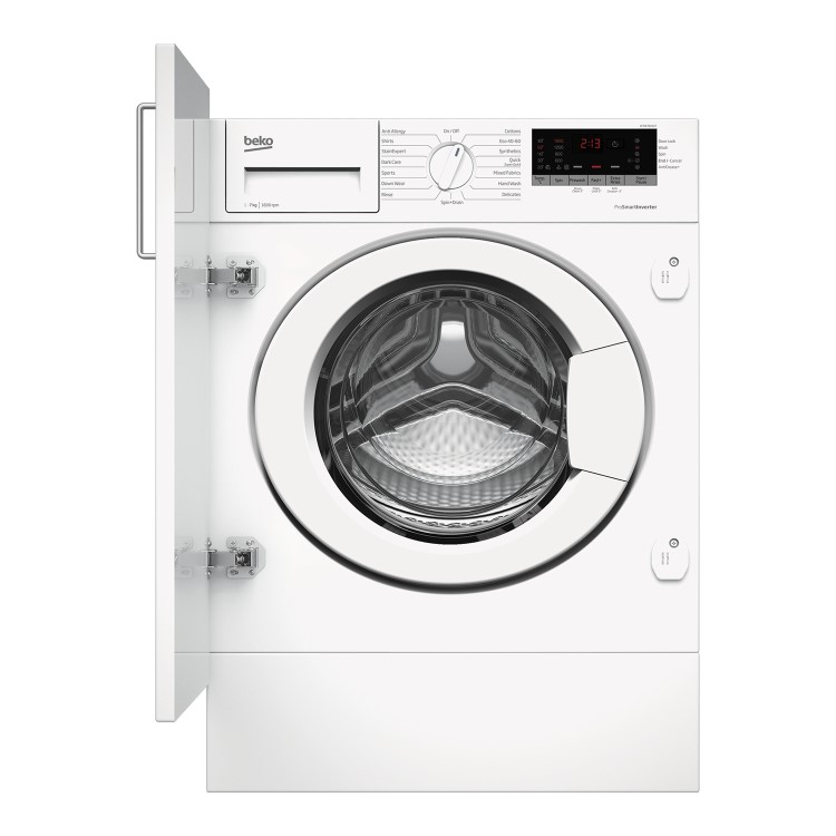 Refurbished Beko WTIK76151F Integrated 7KG 1600 Spin Washing Machine