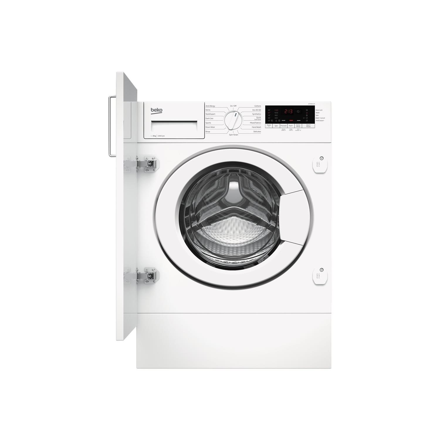 Refurbished Beko WTIK84111F Freestanding 8KG 1400 Spin Washing Machines