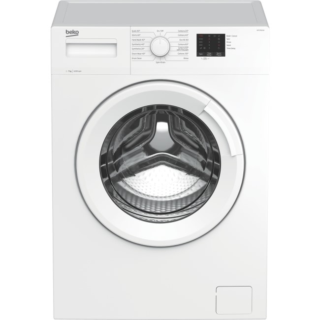 Refurbished Beko WTK74011W Freestanding 7KG 1400 Spin Washing Machine