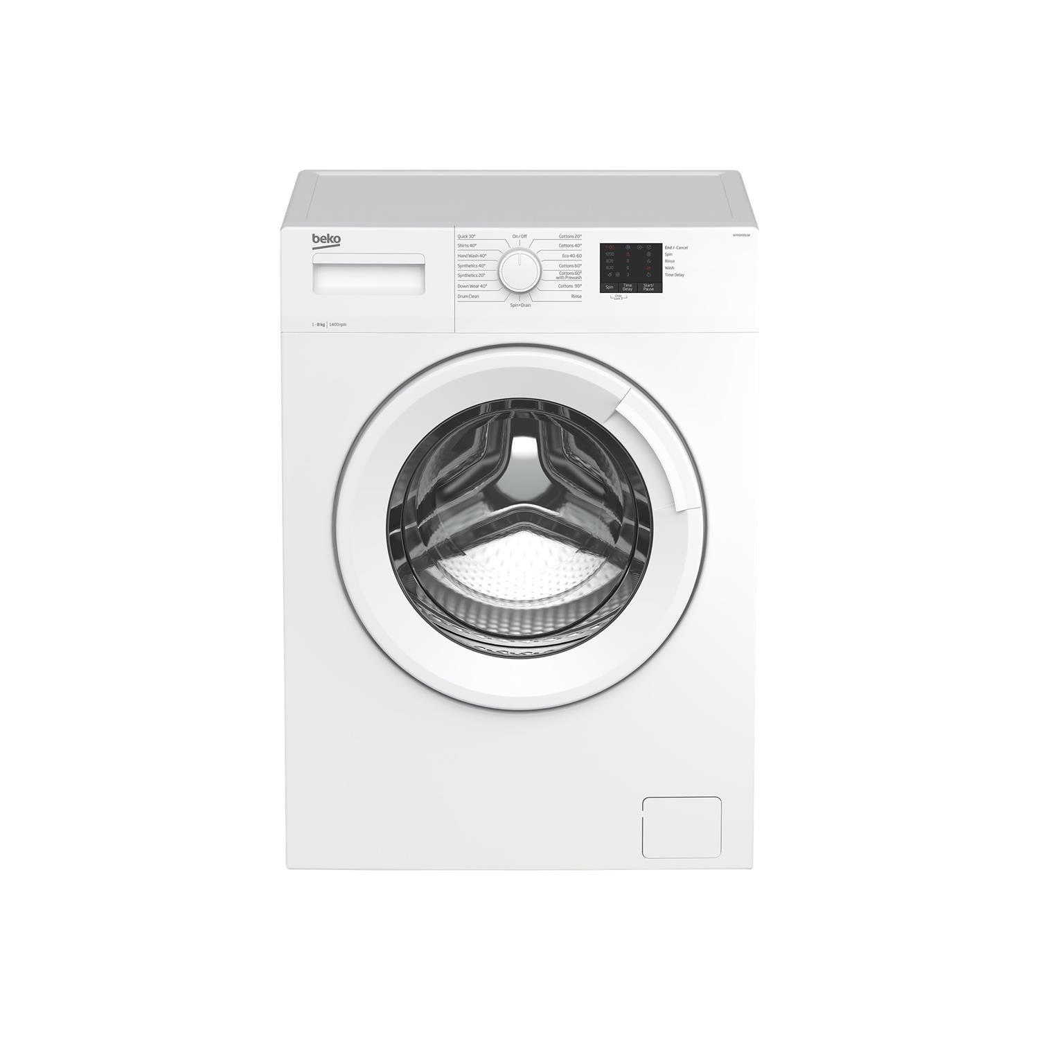 Refurbished Beko WTK84011W Freestanding 8KG 1400 Spin Washing Machine