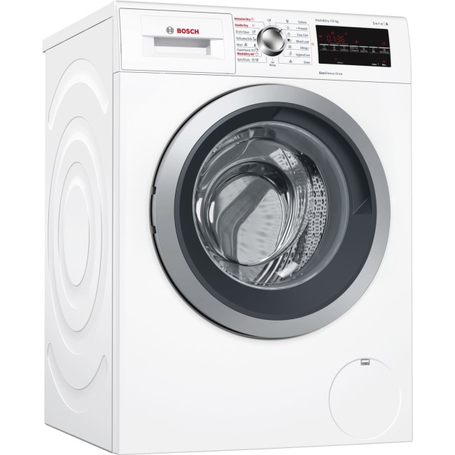 Refurbished Bosch Serie 6 WVG30462GB Freestanding 7/4KG 1500 Spin Washer Dryer White