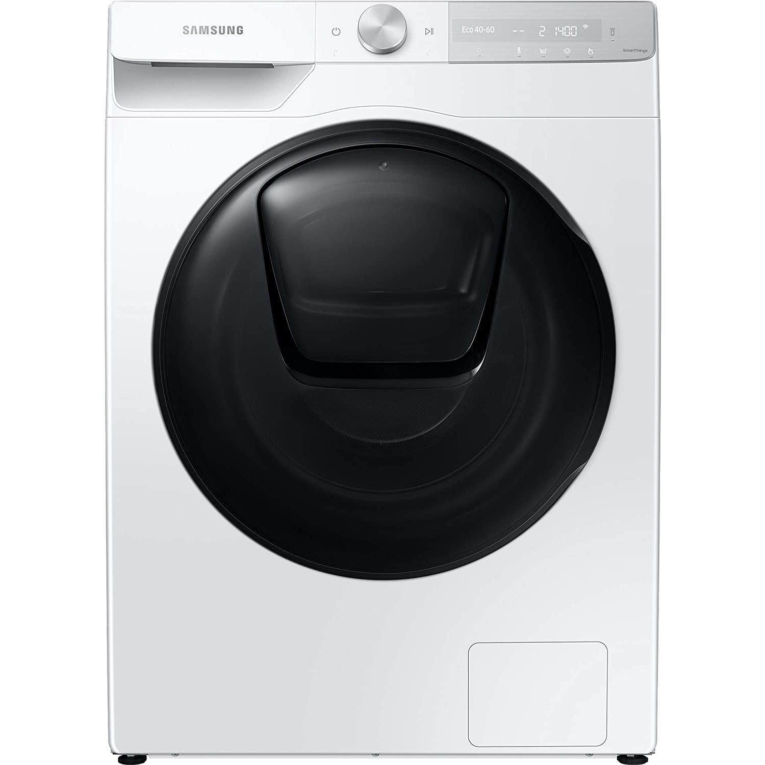 Refurbished Samsung Series 8 QuickDrive WW80T854DBH/S1 Smart Freestanding 8KG 1400 Spin Washing Mach