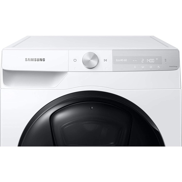 Refurbished Samsung Series 8 QuickDrive WW80T854DBH/S1 Smart Freestanding 8KG 1400 Spin Washing Machine