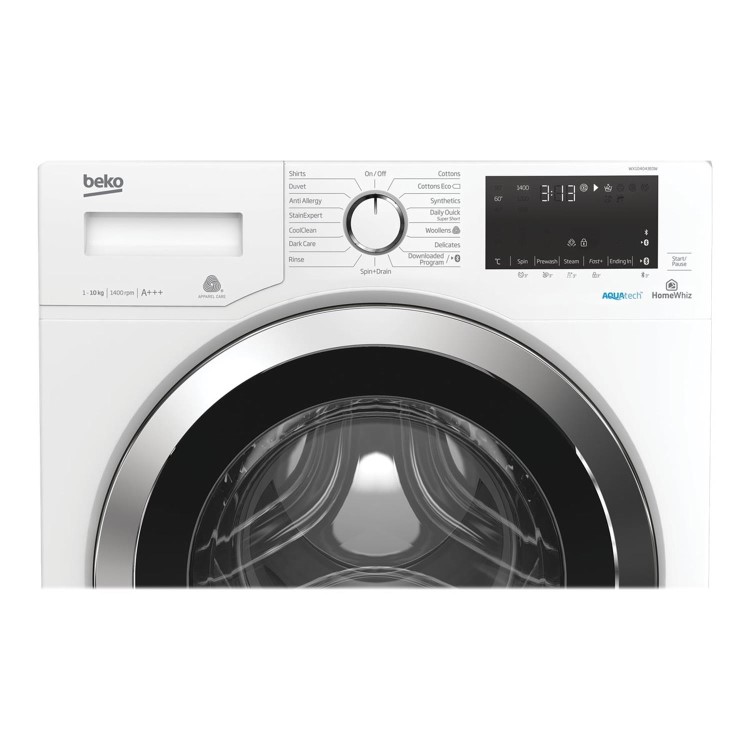 Refurbished Beko Pro AquaTech WX104044E0W Freestanding 10KG 1400 Spin Washing Machine